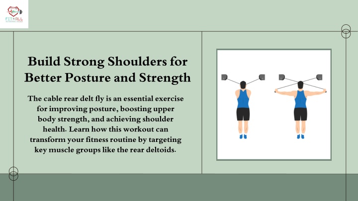 build strong shoulders for better posture