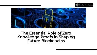 The Essential Role of Zero Knowledge Proofs in Shaping Future Blockchains