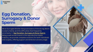 Egg Donation, Surrogacy & Donor Sperm