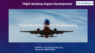 Flight Booking Engine Development