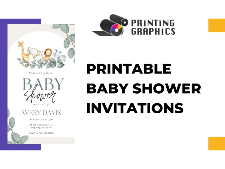 printable baby shower invitations