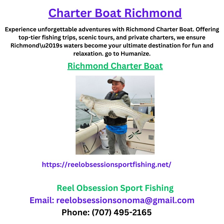 charter boat richmond