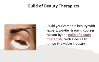 Guild of Beauty Therapists