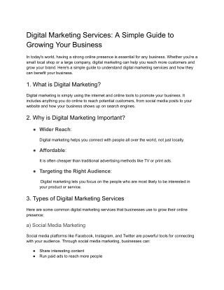 Affordable Digital Marketing Agency
