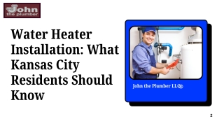 Water Heater Installation What Kansas City Residents Should Know