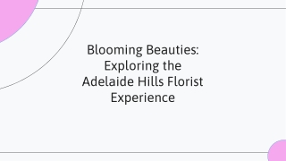 Adelaide Hills Florist Stunning Flowers for Every Occasion
