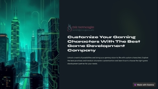 Customize-Your-Gaming-Characters-With-The-Best-Game-Development-Company