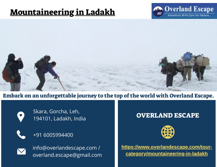 mountaineering in ladakh