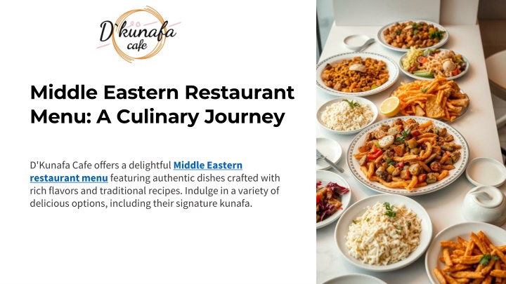 middle eastern restaurant menu a culinary journey