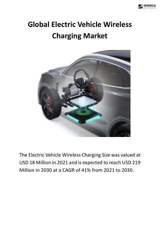 Global Electric Vehicle Wireless Charging Market