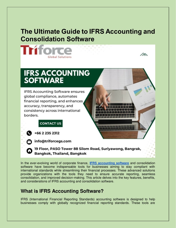 the ultimate guide to ifrs accounting