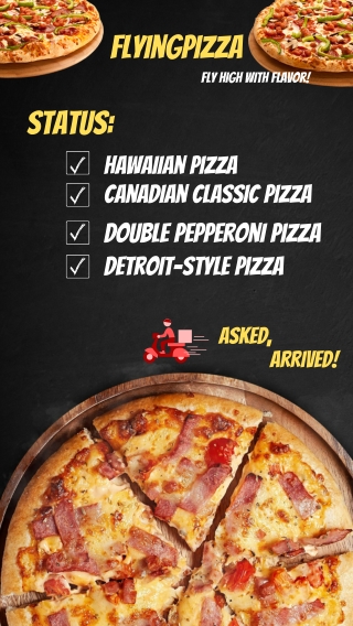 Flyingpizza: Fly High with Flavor!