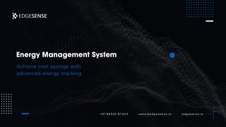IoT Energy Management for Smarter Industrial Efficiency | EdgeSense