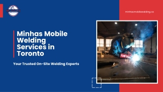 Minhas Mobile Welding Services in Toronto