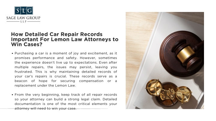 how detailed car repair records important