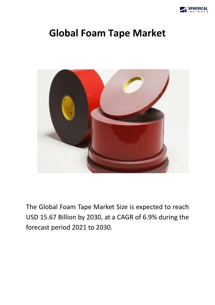 global foam tape market