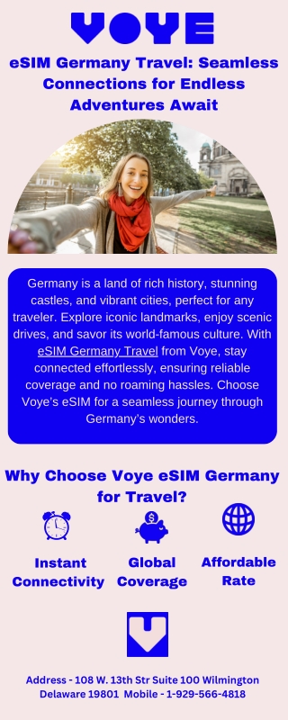 eSIM Germany Travel Seamless Connections for Endless Adventures Await