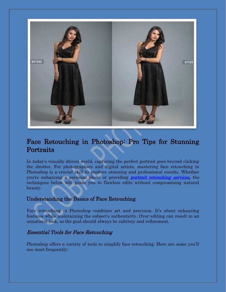 face retouching in photoshop pro tips