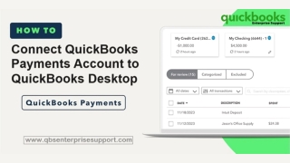 How to Connect QuickBooks Payments Account to QuickBooks Desktop