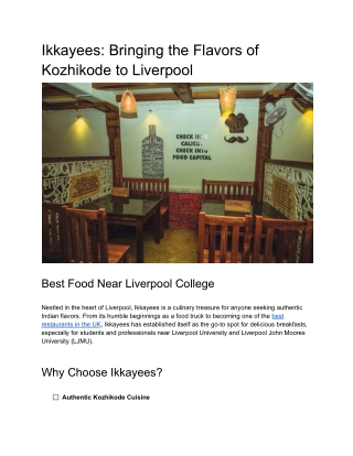 best Indian food near university liverpool