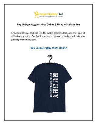 Buy Unique Rugby Shirts Online  Unique Stylistic Tee