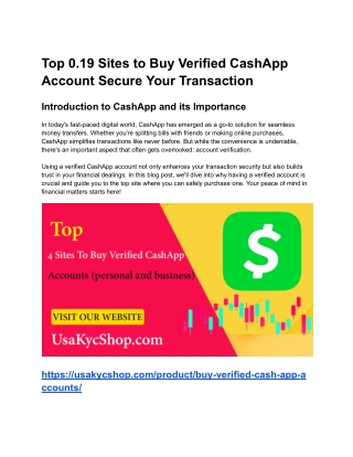top 0 19 sites to buy verified cashapp account