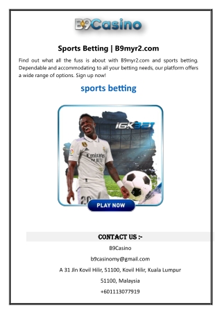 Sports Betting B9myr2.com