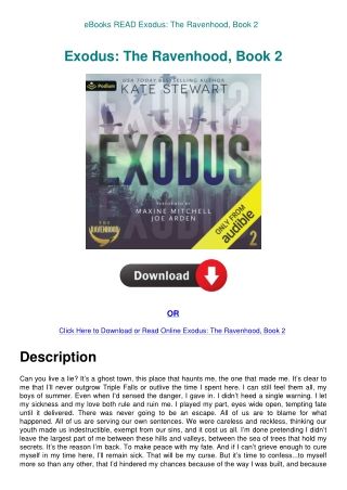 eBooks READ Exodus The Ravenhood  Book 2