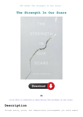 PDF Books The Strength In Our Scars