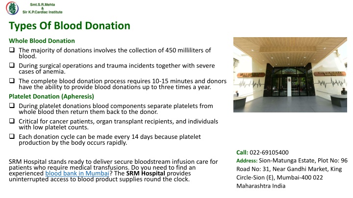 types of blood donation