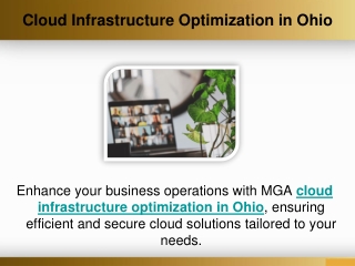 Cloud Infrastructure Optimization in Ohio
