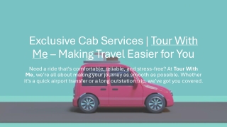 exclusive cab services tour with me making travel