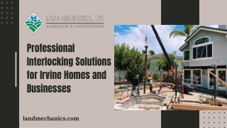 Professional Interlocking Solutions for Irvine Homes and Businesses