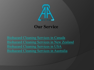 our service