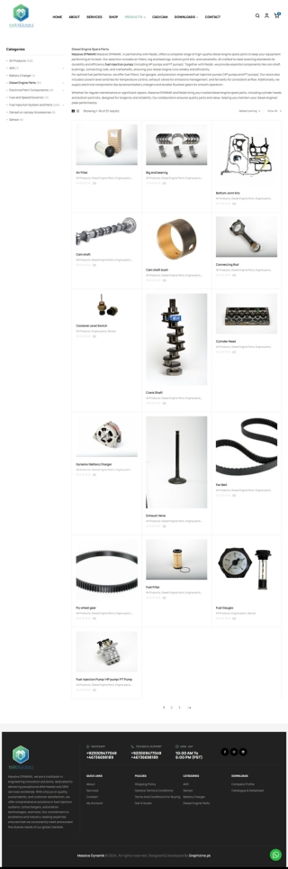 redat diesel engine spare parts