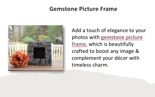 Gemstone Picture Frame