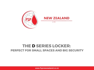 The D Series Locker Perfect for Small Spaces and Big Security