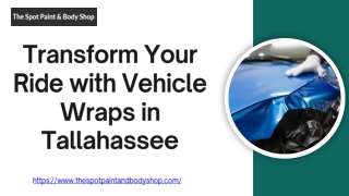 Transform Your Ride with Vehicle Wraps in Tallahassee