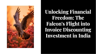 Falcon: Invoice Discounting Investment in India