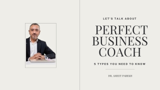 Discover Your Perfect Business Coach The 5 Types You Need to Know