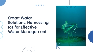 Revolutionize Efficiency with IoT-Based Water Management Systems