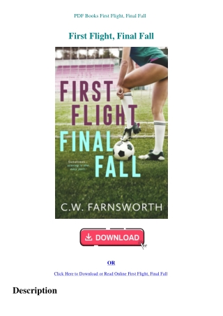 PDF Books First Flight  Final Fall