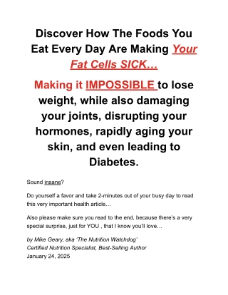 The Fat Burning Kitchen