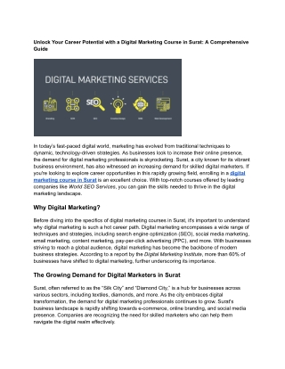 digital marketing course in surat
