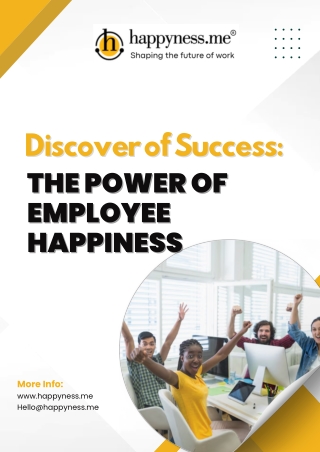 Discover the Power of Employee Happiness