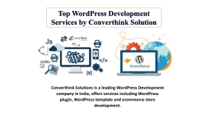 top wordpress development services by converthink