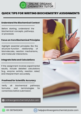 Quick Tips for Writing Biochemistry Assignments