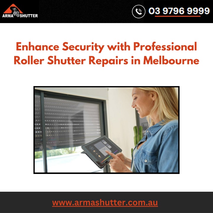 enhance security with professional roller shutter