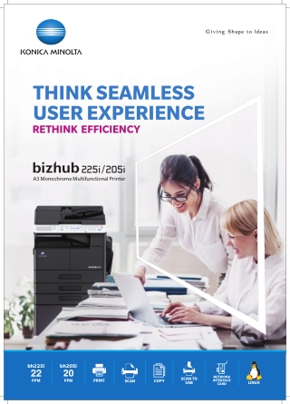 Multifunction Laser Printers | Bizhub 205i | Konica Minolta India