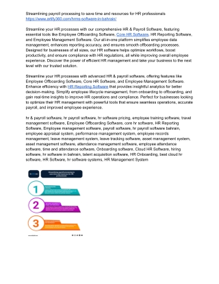streamlining payroll processing to save time